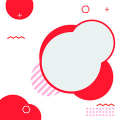 Social media post background, banner promotion template for ads