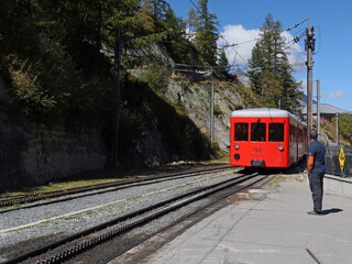Naklejka premium Train à crémaillère du Montenvers - Chamonix