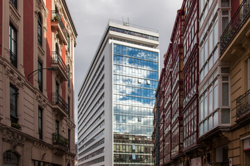 Paisaje urbano del centro de Bilbao