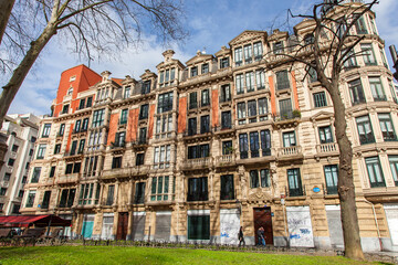 Paisaje urbano del centro de Bilbao