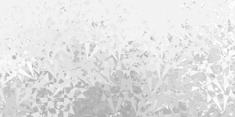 Light gray vector background with triangles.