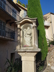 statue in the garden
