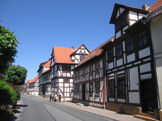 Marktstraße in Wanfried, Fachwerkstadt in Hessen
