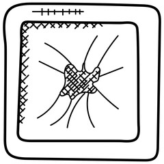 
A web page with a spider symbolising web crawler
