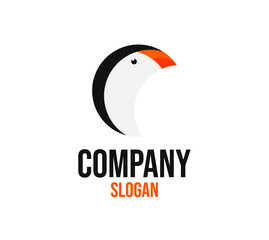 penguin logo with colour 