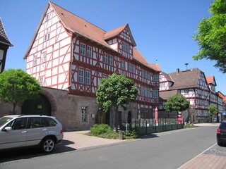 Marktstraße Wanfried an der Werra in Hessen am Hainich