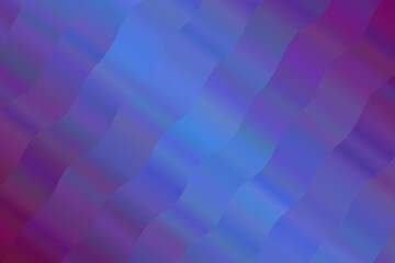 Colorful Blue and magenta waves abstract vector background.