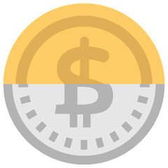 
Dully colored and symboled icon is describing currency exchange icon 
