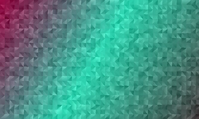 Lovely Red and light blue polygonal background, digitally created