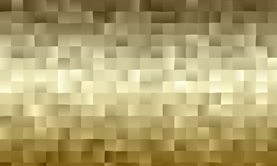 Pretty Brown and yellow polygonal background, digitally created