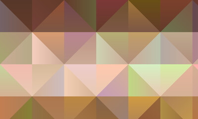 Obraz premium Original Brown polygonal background, digitally created