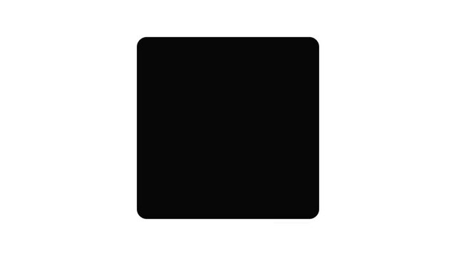 Cooker icon animation. Motion set of best icons and then each objects is shown separately