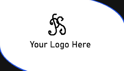 Business card font page design eps 