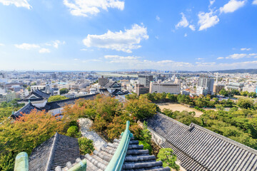 和歌山城から見た和歌山市　和歌山県　Wakayama city seen from Wakayama castle Wakayama-ken 