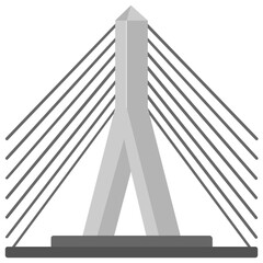 
Bunker hill flat icon is showing the bunker hill day celebration
