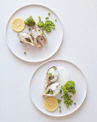 fish with lemon