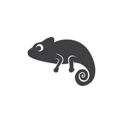 Chameleon icon design template vector isolated illustration