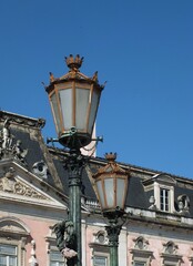 Fototapeta na wymiar Historic lantern in Lisbon - Portugal