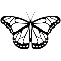 
Brown colored Swallowtail butterfly flat icon image
