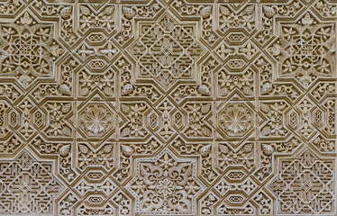 handmade mosaic on the wall