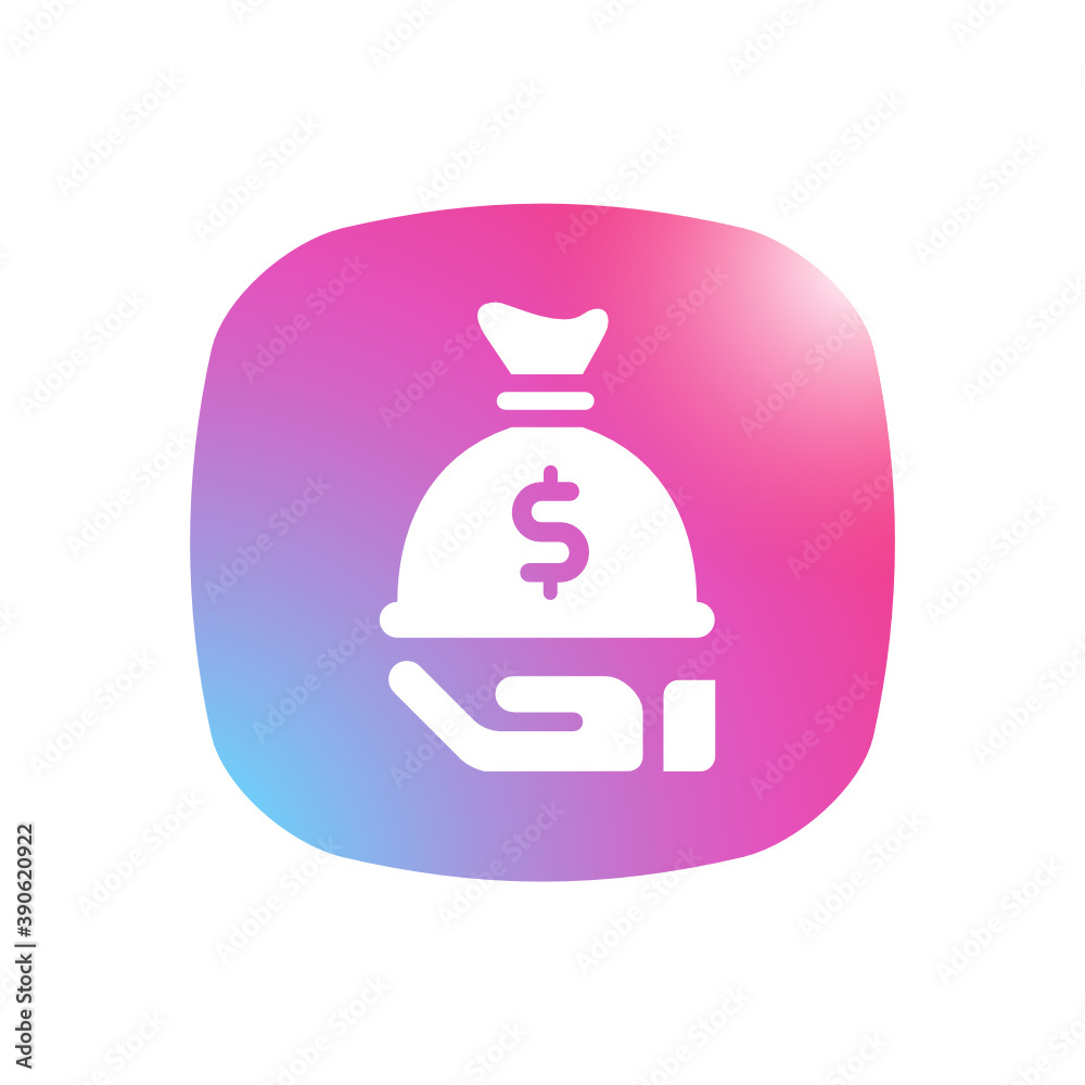 Sticker Save Money - Mobile App Icon