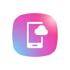 Mobile Cloud - Mobile App Icon