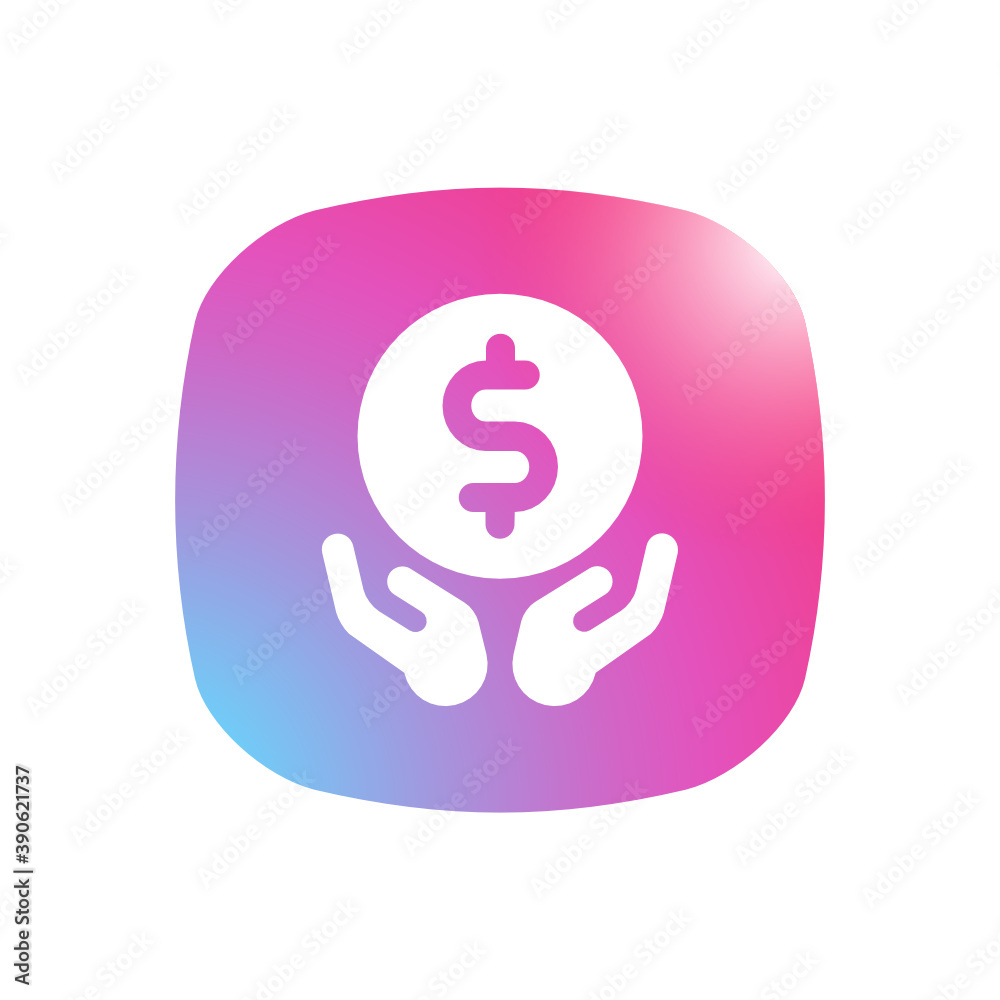 Poster Save Money Dollar - Mobile App Icon