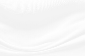 White and grey Smooth elegant background with cloth soft waves. Cloth texture can use as background design.