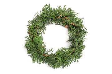 Traditional christmas wreath © LumenSt