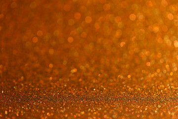Orange glitter texture holidays background