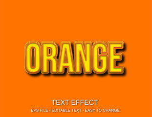 Editable text effect style