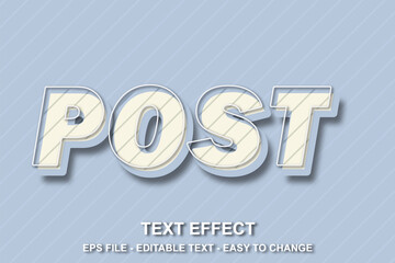 Editable text effect style