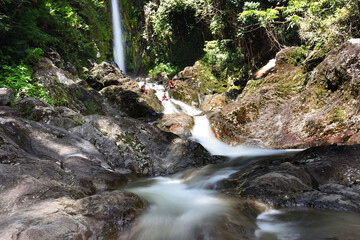 Fototapeta premium waterfall in the mountains