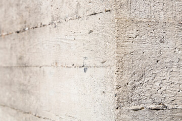 Detail of an old and weathered concrete structure