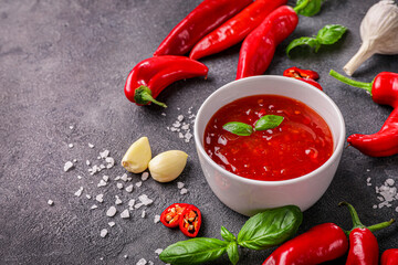 Hot spicy chili sauce