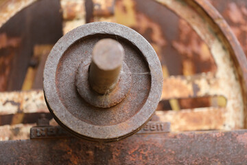 Old iron or Metal sheet roof texture