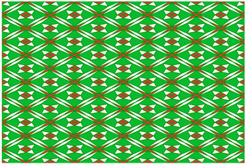 seamless abstract geometric Christmas pattern of a four sided polygon