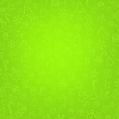 green color background with icons set pattern