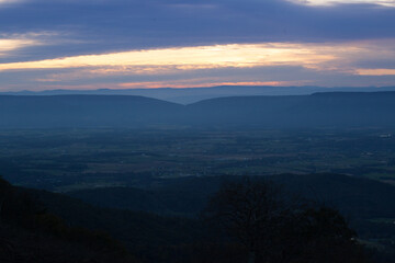 Obraz premium Sunset in the mountains