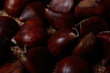 chestnuts in a cook in spain