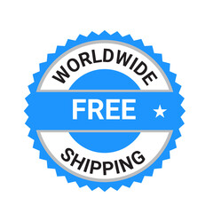 worldwide shipping vector logo,  Trust Badges, worldwide free shipping badge, free shipping logo, worldwide shipping