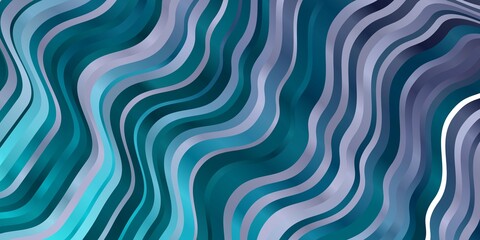 Fototapeta premium Light Pink, Blue vector background with bent lines.