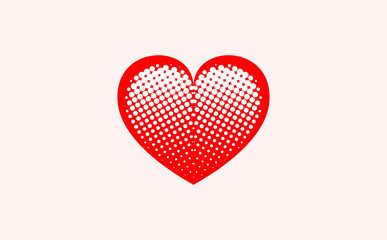 Creative Love Concept Logo Design Template