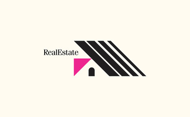 Logo template real estate, apartment, condo, house, rental, business. brand, branding, logotype.
