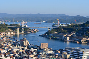 Fototapeta premium しまなみ街道と尾道水道の風景