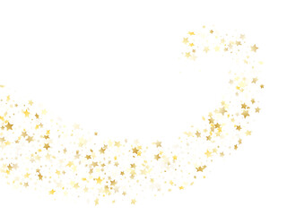 Magic gold sparkle texture vector star background.