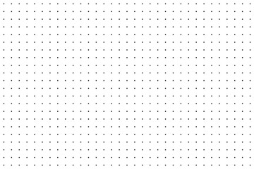 Point texture. Dot seamless pattern. Polka dots background. Grid dotted halftone. Simple small geometric pattern. Abstract minimal dotty. Rectangle black and white polkadots. Repeat polkadot. Vector