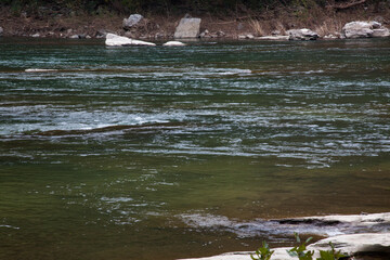 River and the river bank