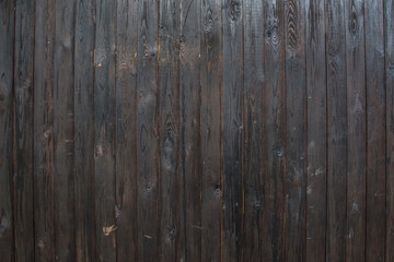 The texture of the boards is dark brown.