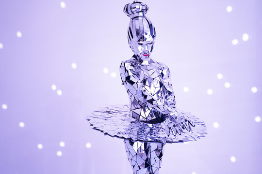 Mirror xmas ballerina dance costume